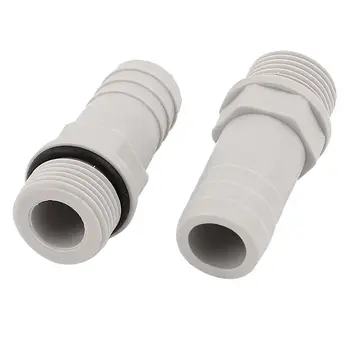 

2Pcs 1/2 BSP Male Thread Pipe Fitting to 19mm Barb Hose Tail Connector