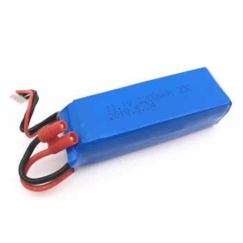 

1pcs 11.1V 2200mAh lipo Battery Banana plug for BAYANGTOYS X16 x21 Quadcopter Spare Parts For RC Camera Drone Banana Plug