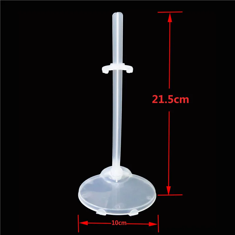 10 Pcs Doll Stand Display Holder 11.5'' Transparent Model Support Supplies Decor 10 Pcs Doll Stand Display Holder 11.5'' Transparent Model Support Supplies Decor
