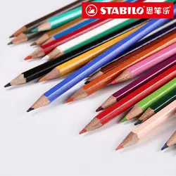Германия Stabilo цветные карандаши 12/24/30 цветов студент рисования масло цветной карандаш набор детей граффити DIY живопись поставки