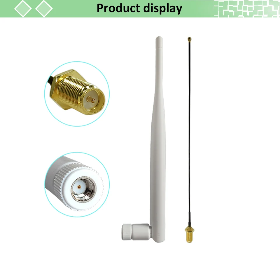 868 МГц 915 МГц антенна 5dbi RP-SMA разъем GSM 915 МГц 868 МГц antena antenne водостойкий + 21 см SMA мужской/u. FL косичка кабель