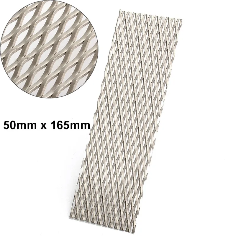 Buy 50mm x 165mm Recycled Metal Titanium Mesh Sheet