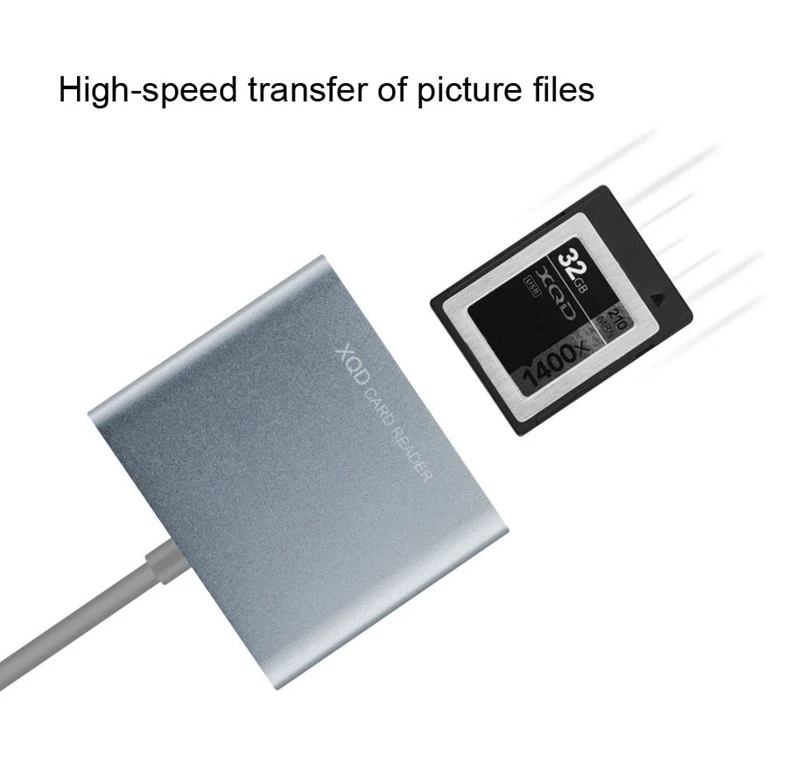 Высокое качество 500 МБ/с./с. USB 3,0 XQD 2,0 Card Reader для sony Lexar XQD карты памяти Комплект для подключения камеры Адаптер