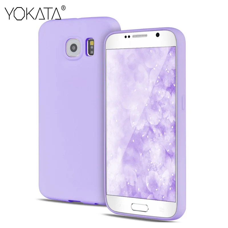 Мягкий чехол Yokata из ТПУ для Samsung Galaxy S5 S6 S7 Edge силиконовый S8 S9 Plus милый резиновый