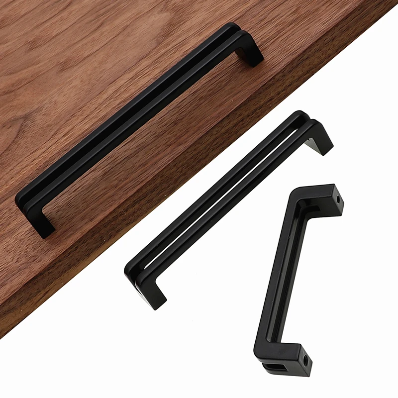 Paquete De 10 Tiradores Negros Para Cajones De Cocina Y Baño, Color Negro Mate, Manijas De Cocina Para Armarios, Manijas De Cajón