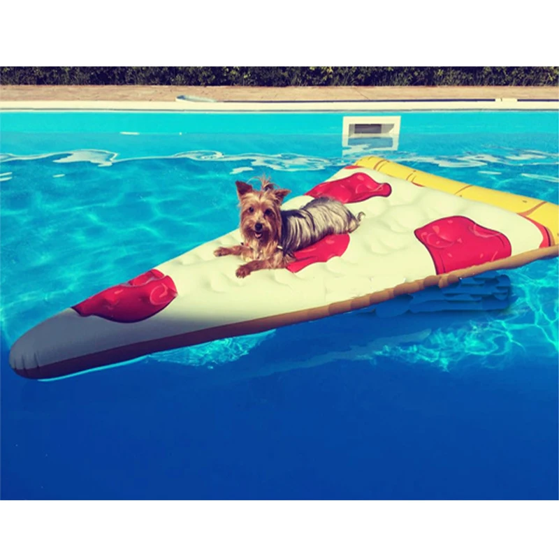 Гигантский ломтик пиццы надувной матрас для бассейна плот для взрослых детский спасательный круг плавательный круг воздушный матрас