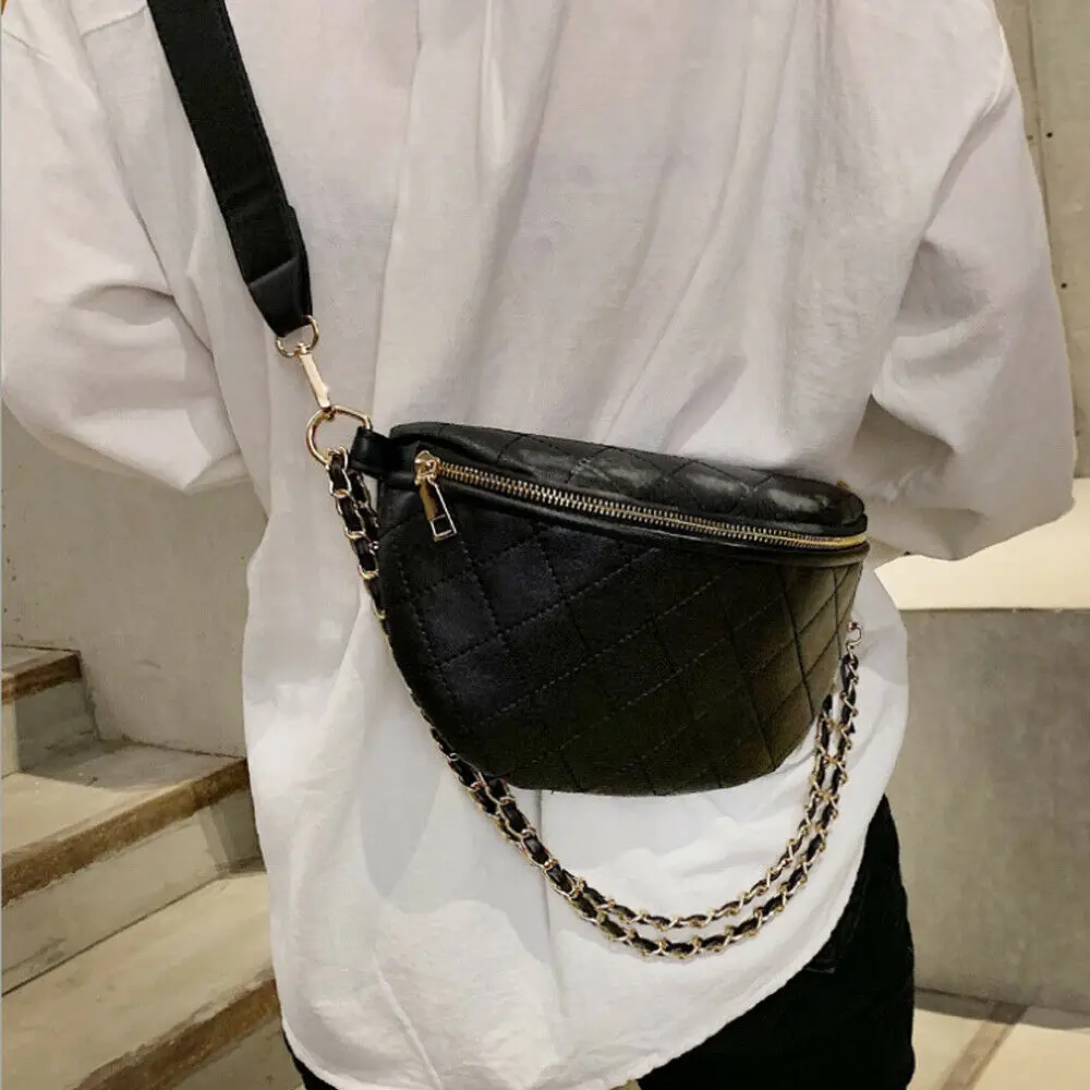 

Fashion Women Waist Bag Fanny Pack Pouch Sport Belt Hip Chest Crossbody Purse Travel Bag