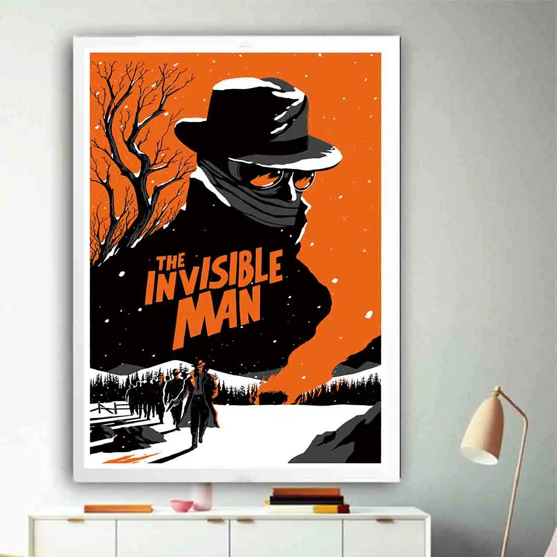 Художественный Шелковый плакат the Invisible Man кино декор комнаты 24x36 12x18 дюймов холст