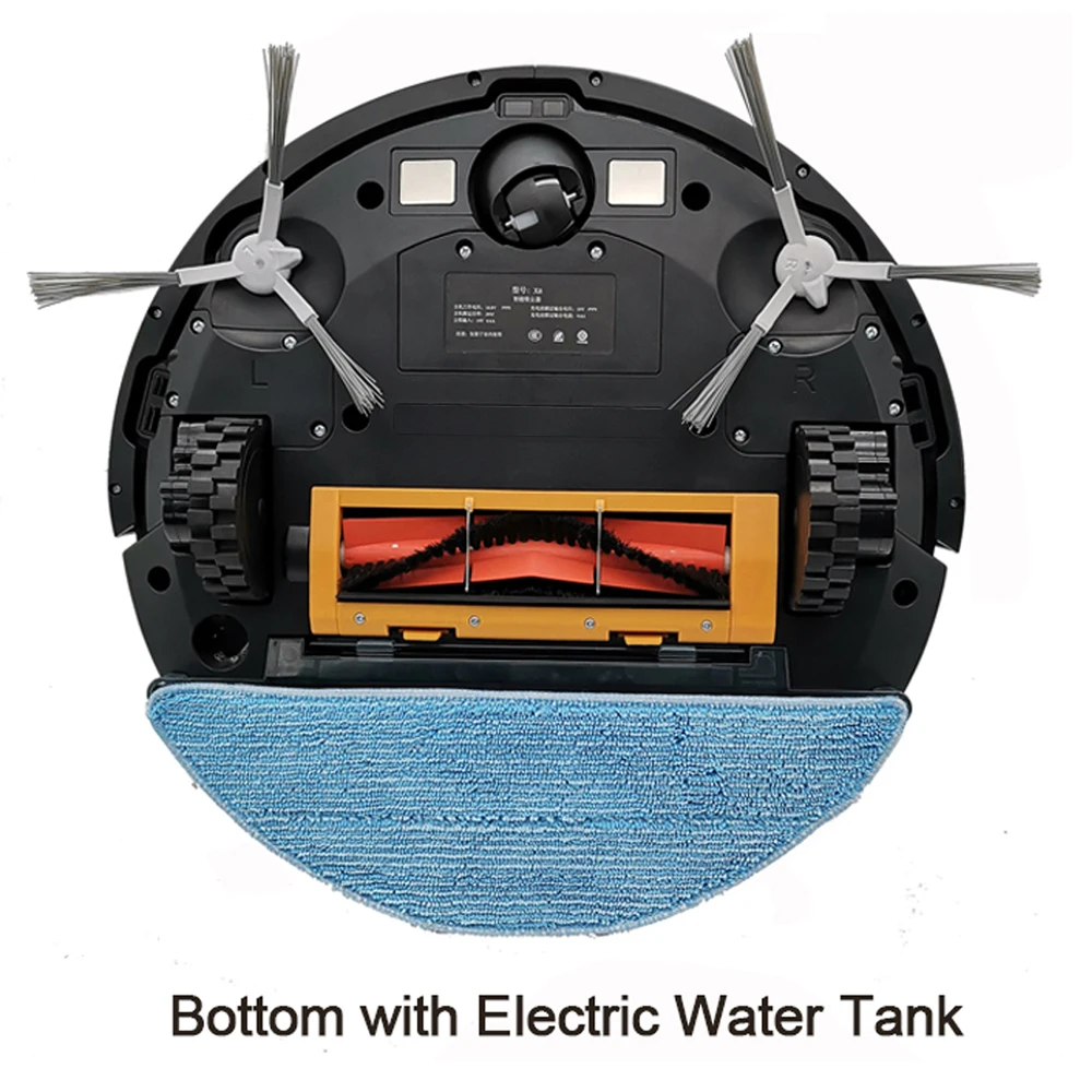 ABIR Robot Vacuum Cleaner x6 with Camera Navigation,Smart Memory,Hand Draw Virtual Blocker,Low Noise,Intelligent Big Water Tank