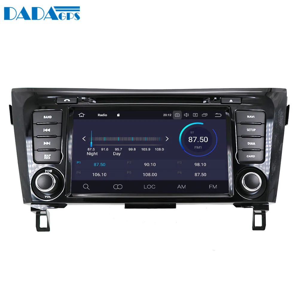 Excellent 2 din Android 9.0 Car Multimedia Radio player dvd player For Nissan X-TRAIL Qashqai Dualis Rouge 2013-2019 GPS map Navigation 8