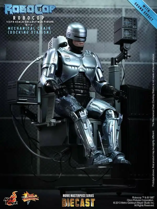 1/6 горячие игрушки ROBOCOP Механическая док-станция стула MMS203 фигурка робота очень редкая