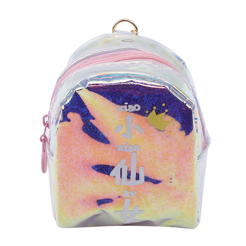 Горячая Распродажа, Женская креативная мини лазерная сумка для монет, кошелек, модный женский кошелек, брелок с буквенным принтом, сумка для мелочи, 4 цвета - Цвет: 946923