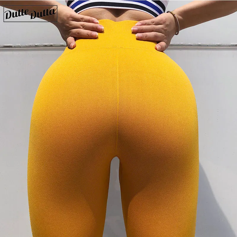 

Tummy Control Workout Running Leggings Women Yoga Pants High Waist Sport Legging Hollow Out Gym Seamless Butt Lift Sportswear