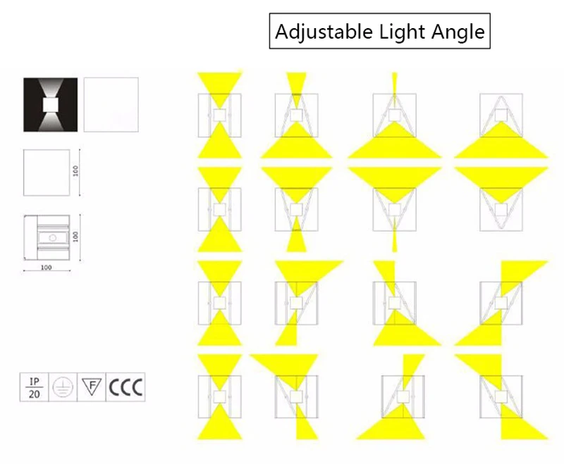 12W Modern Minimalist Waterproof Led Wall Light Outdoor Wall Lamp Aluminum Up Down Wall Lighting AC85-265V Courtyard Wall Sconce (11)
