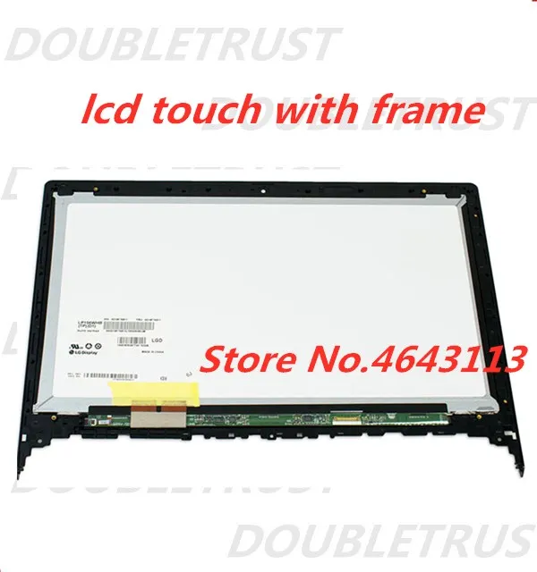 15,6 ''сенсорный стеклянный дигитайзер+ ЖК-дисплей экран в сборе FHD панель IPS LP156WF4 SPL1 для lenovo Flex 2 15 с рамкой/рамкой