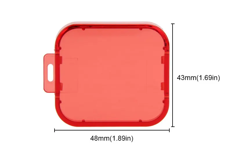 Diving Filter Original Waterproof Lens Cap Yellow Red Purple Gray Dive Filter For Go pro Hero 5 6 Black Accessories (4)