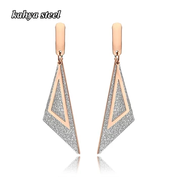 

Shinning Luxury Fashion Stud Earrings 316L Stainless Steel Women Brincos Women Men CZ Crystal Earring Jewerly