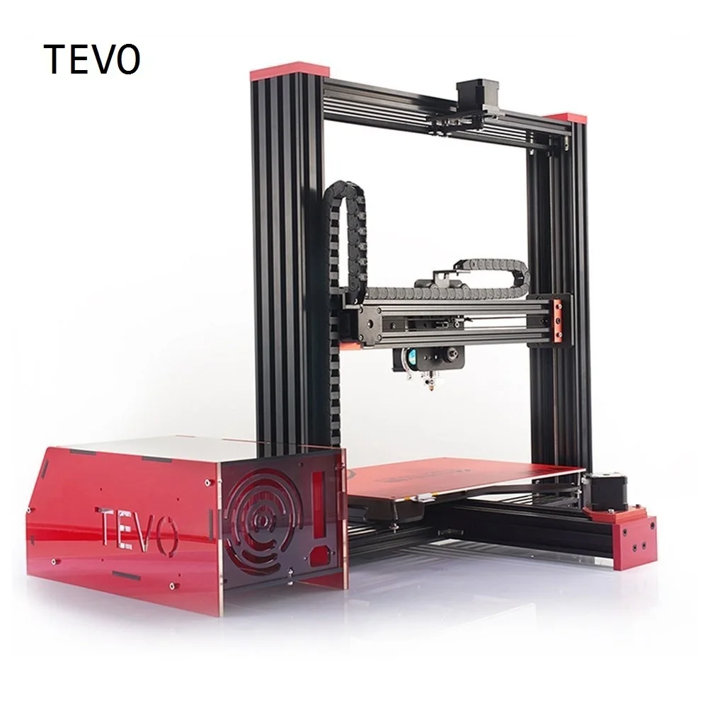 

TEVO 3D Printer Diy Large Printing Area 370*250*300 Open Build Aluminium Extrusion 3D Printer Kit With MKS Touch Screen Dropship