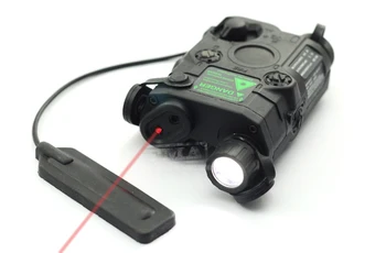 

Tactical Flashlight Red Laser and Led Torch Black PEQ/15 CS Party Supplies free shipping