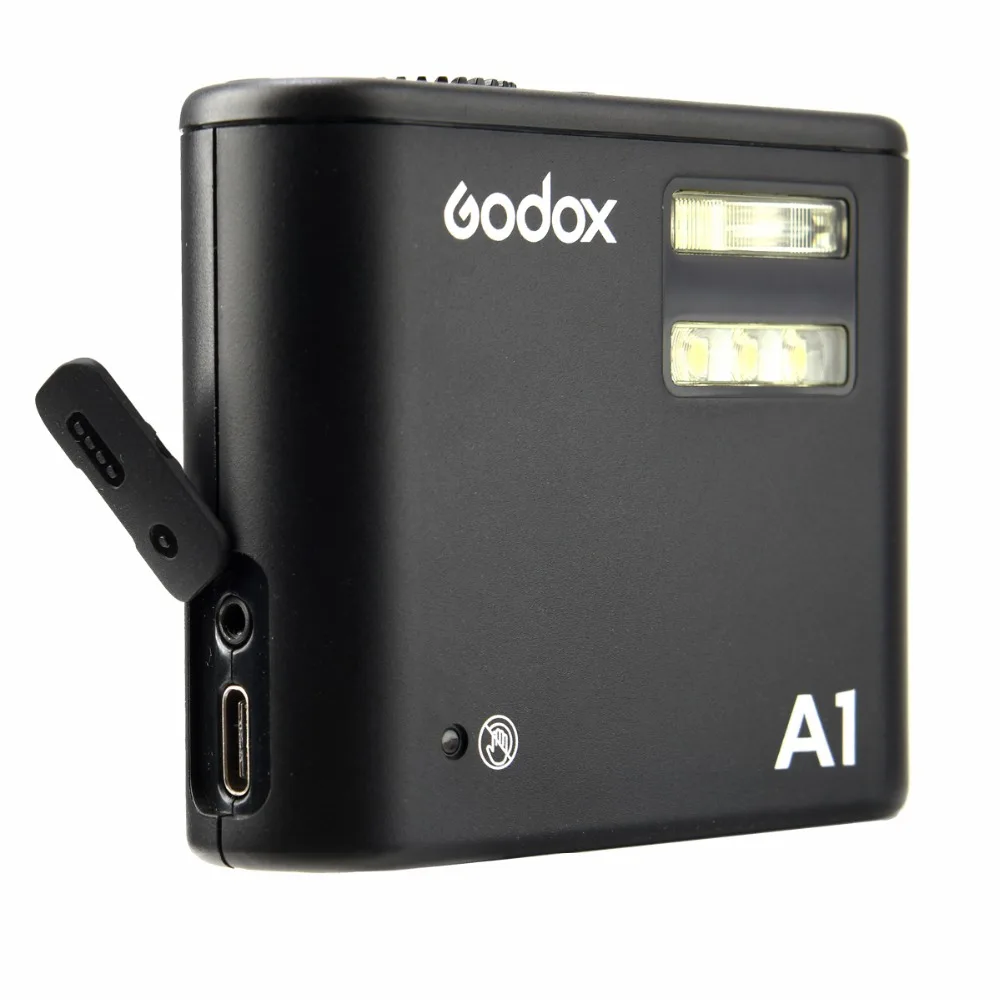 Флэш память в наличии Godox A1 для смартфона с беспроводной системой 2 4G TTL Bluetooth