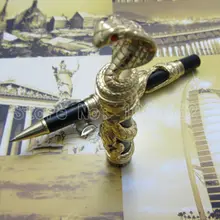 Jinhao 250 silver and gold Rollerball roller ball pen fluent writing Color optional luxury jinhao roller ball pen hollow steel golden dragon and phoenix married couple gift
