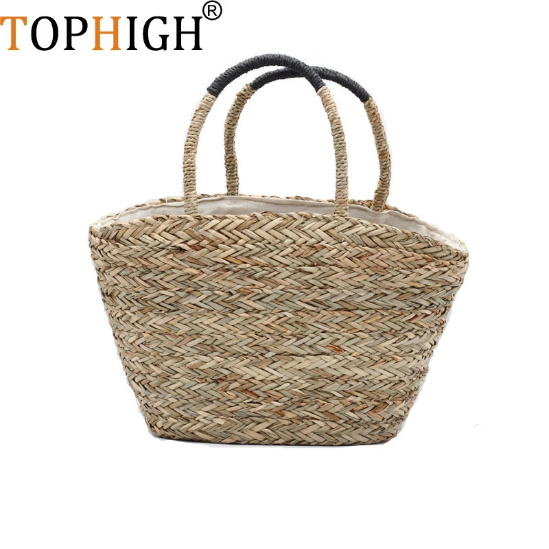 2021 Straw Bag Summer l Bohemia Fashion Women's Handbags Casual Shoulder Bags Beach Bag Big Tote Bag