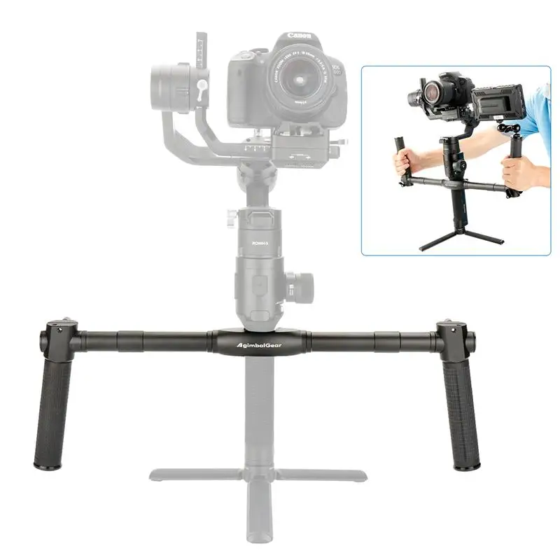 

Yiwa AgimbalGear Dual Handheld Gimbal Accessories for Dji Ronin S Extended Handle Grips Handbar Mount Camera Accessories