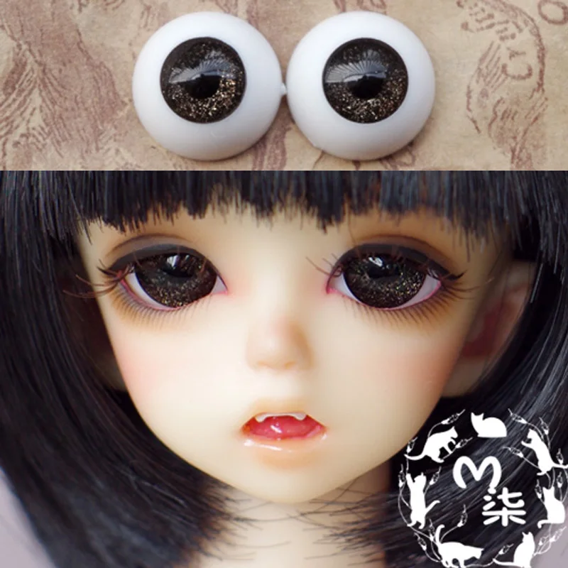 2016 Hot Sale DIY Doll Accessories 12MM 14MM 16MM Acylic Doll Eyes BJD