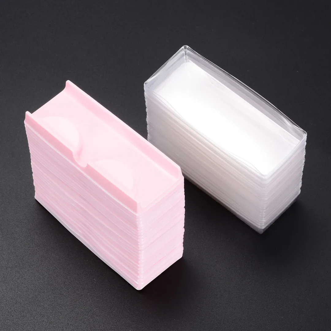 25pcs/50pcs Plastic Empty Eyelashes Storage Cases Container for Makeup Cosmetic Fake Lashes