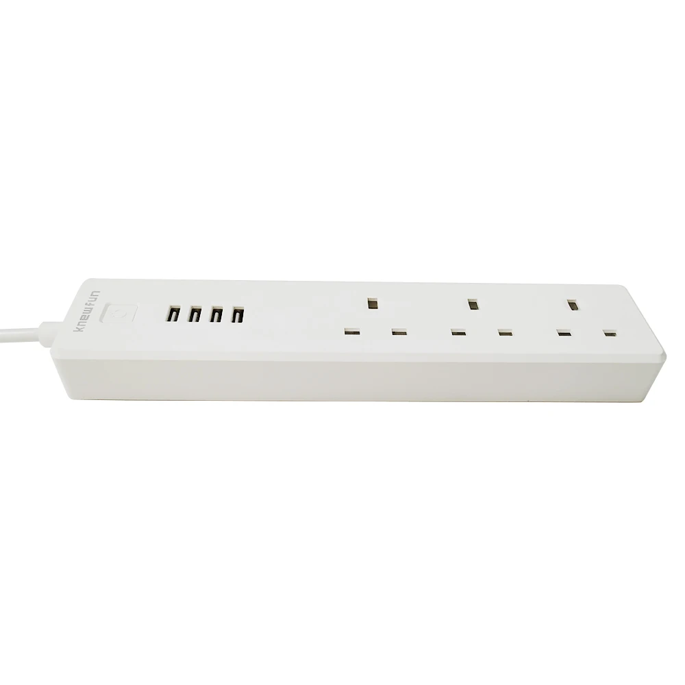 Умная розетка Knewfun с Wi Fi 4 USB порта и 3 портами|Умные розетки| |