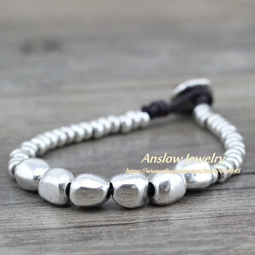 Anslow,, классические, унисекс, браслеты, Bijoux, кожа, веревочный браслет, пара, браслеты дружбы, подарок на день рождения, LOW0496LB