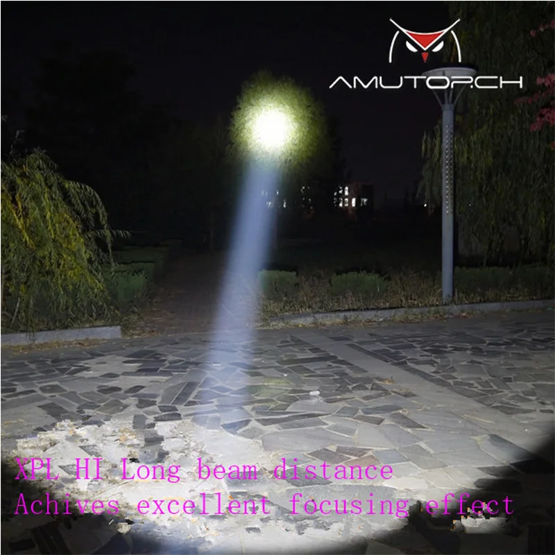  Amutorch 2019 Newest TC500 2200LM powerful Brightness Portable LED Flashlight doulbe switch 1*21700 - 32972236730