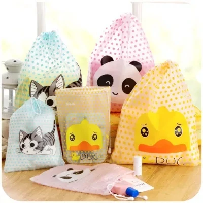 

Women and girl Cartoon Cute Travel Cosmetic Bag Makeup Bag Waterproof Pouch Toiletry Storage Organizer Wash String Case
