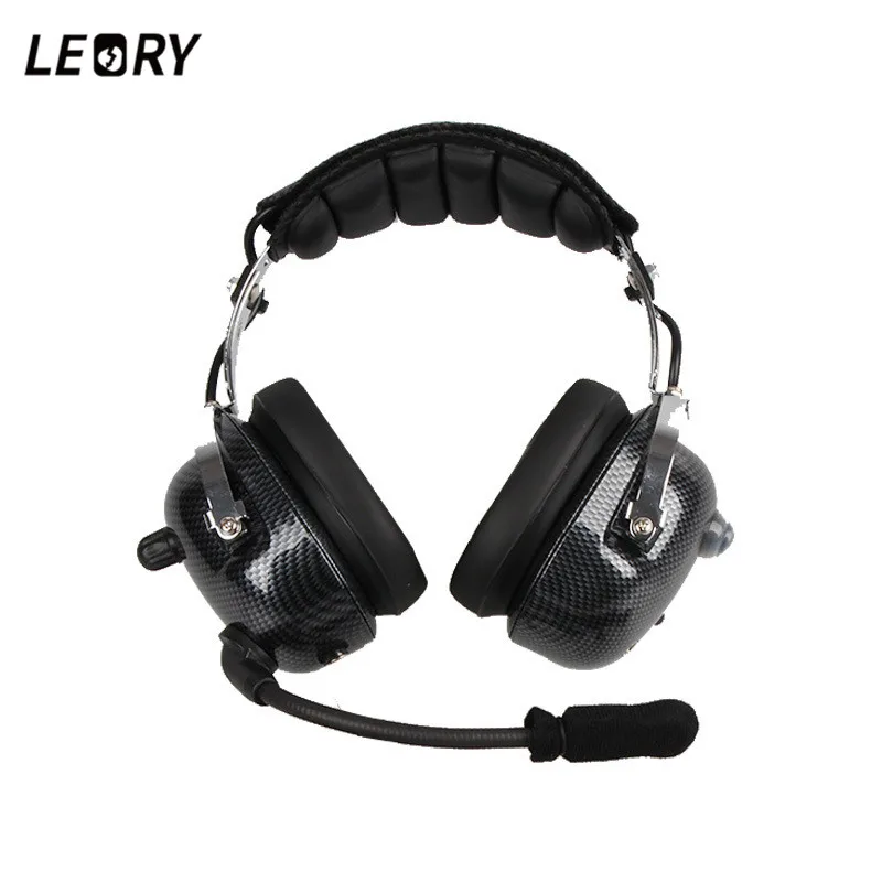 

LEORY MYT Professional Pilots Paraglider Racing Headphone Tactical Aviation Headphones Anti-noise Ear Protective Headset