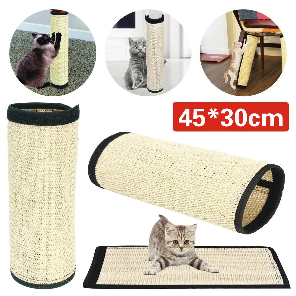 Cat Scratch Pad Nature Sisal Hemp Cat Scratching Post Protecting