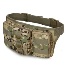 2016 Military Men Waist Pack Molle Bags Waterproof Waist Bag Fanny BELT Climb Bum bag Military Equipment Tactical Pouch DN-056