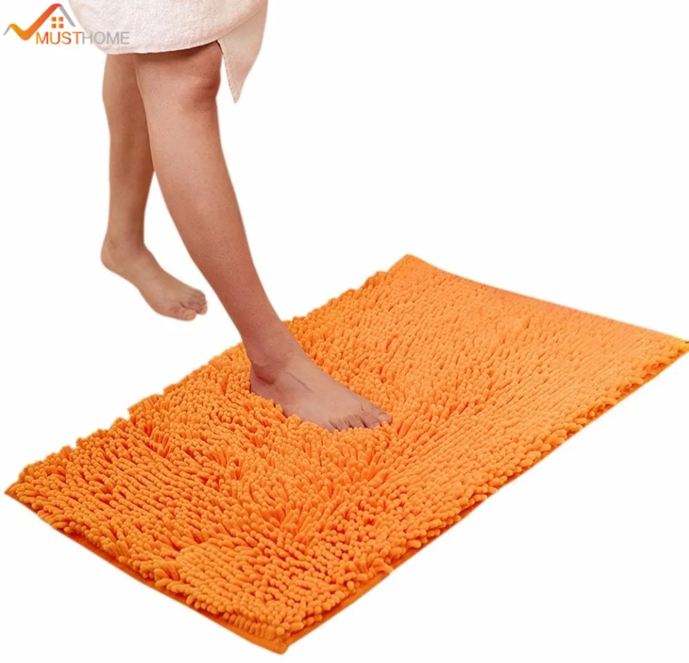 Memory Foam Bath Mat Non Slip Full Size 60 x 40 cm,Super Soft Pedestal,Pebble Design Soft Velvet Surface Anti Slip Rubber Backing Machine Washable Shower Mat,Pink,60x40cm