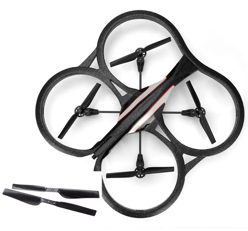 2 пары для квадрокоптера Pattot AR.Drone 1 0/2 0 FPV RC Дрон пропеллеры из углеродного волокна