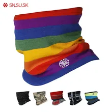 Унисекс Осень Зима Мужская маска для лица Двухэтажные Полярное руно Ветрозащитный камуфляж шарф Мужской Теплая Шея