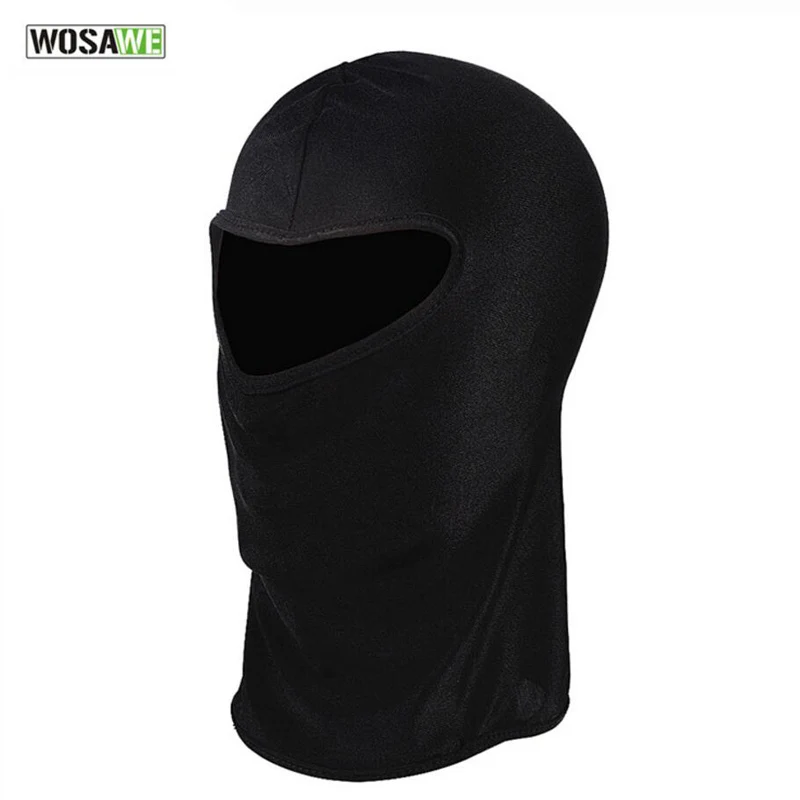 

WOSAWE Black Lycra Cycling Mask Skiing CS Breathable Dust Proof Windproof Masks MTB Bicycle Cycling Face Cover Accessories