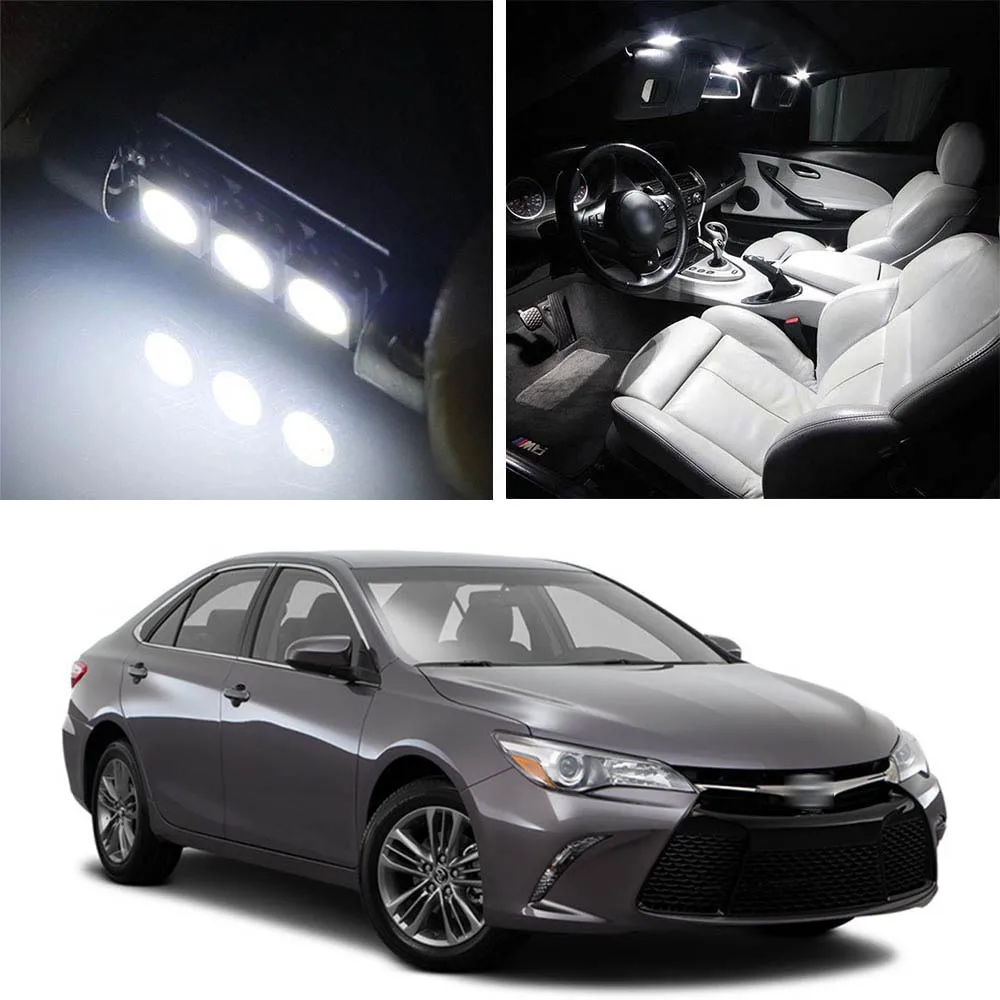 

Canbus LED Lamp Interior Map Dome Trunk Plate Light Bulbs For Toyota Camry 2013-2019
