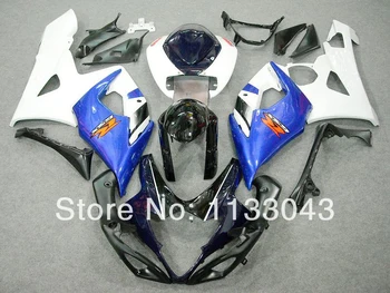 

White/Blue O23546 full Fairing for SUZUKI GSXR1000 2005 2006 GSX-R1000 05 06 GSXR1000 K5 05 06 2005 2006