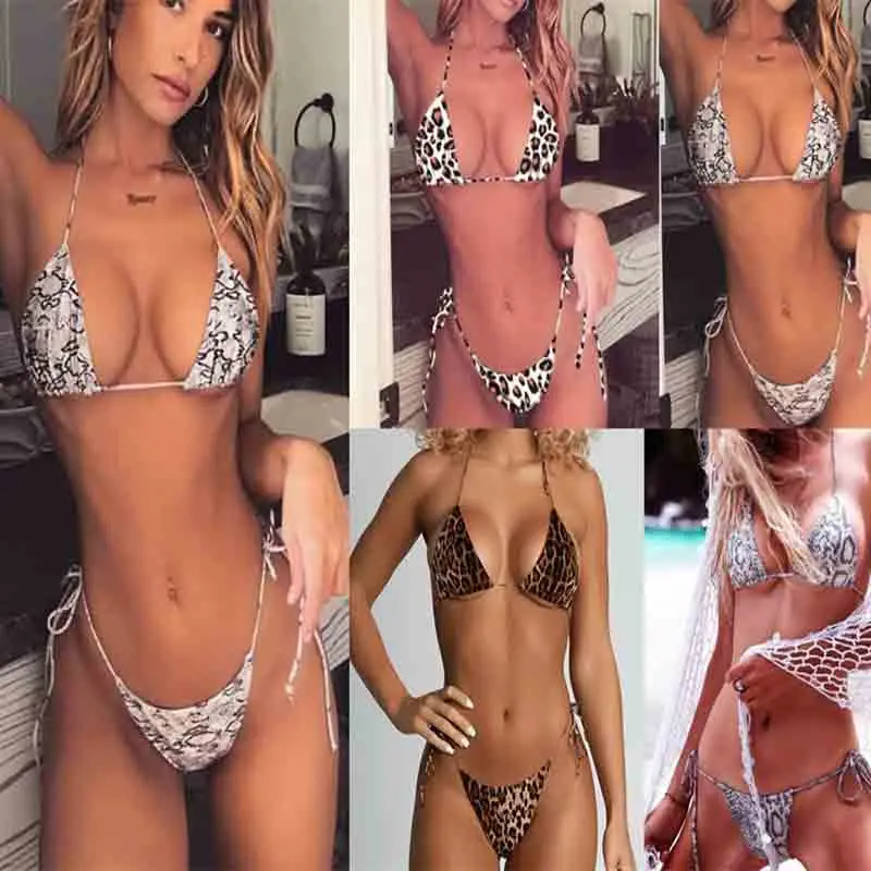 

2019 venus vacation Hot Selling Leopard-print Bikini Lady's Split Swimming Suit at Low Price sexy women bathing suit beachwear