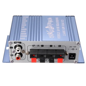 

RCA 2CH for Hi-Fi Stereo Amplifier Booster MP3 Speaker For Car DVD Mini Moto