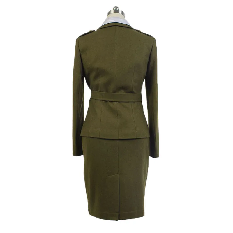 Costume cosplay dell'agente Peggy Carter, set completo per adulti, 2 colori, per Halloween, feste di Natale, costumi per uomini e donne - immagine 3
