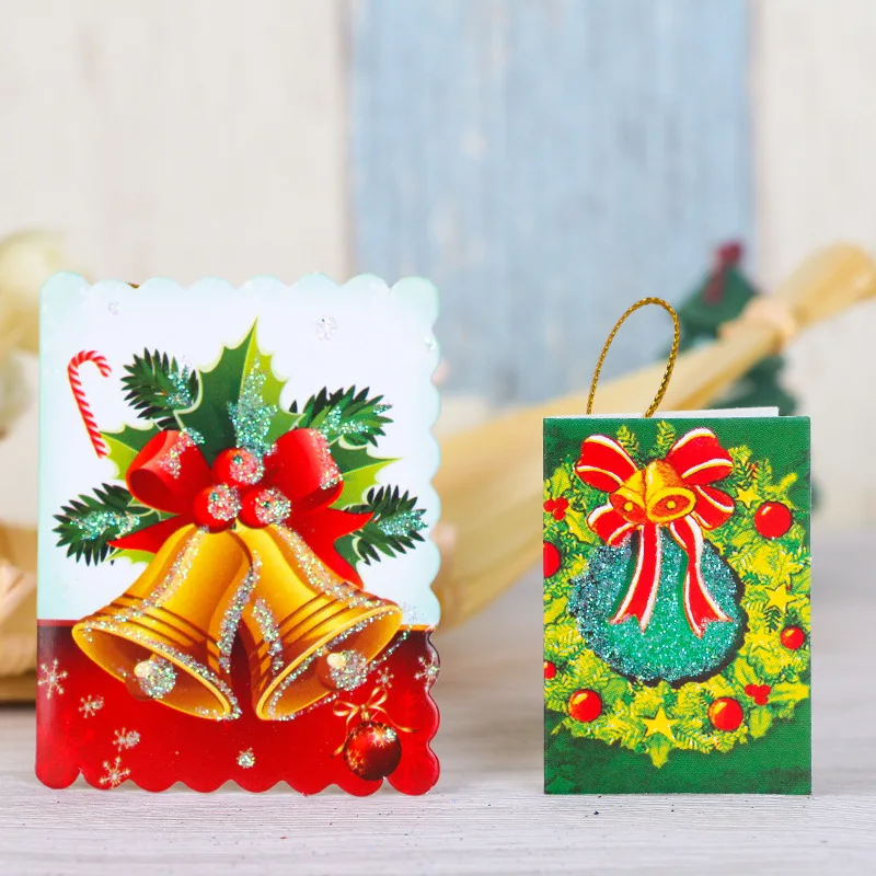 50pcslot mix colorful christmas tree decorations hanging ornament card message christmas greeting cards christmas wishing card in pendant drop ornaments - Colorful Christmas Decorations 50pcslot mix colorful christmas tree decorations hanging ornament card message christmas greeting cards christmas wishing card in pendant drop ornaments - Colorful Christmas Decorations