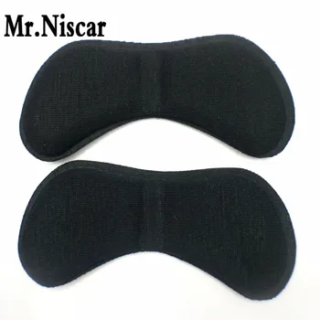

Mr.Niscar 1 Pair Black Shoe Cushion Comfort Women High Heel Soft Anti-slip Heel inserts Insoles Pads Sponge Foot Care Tools