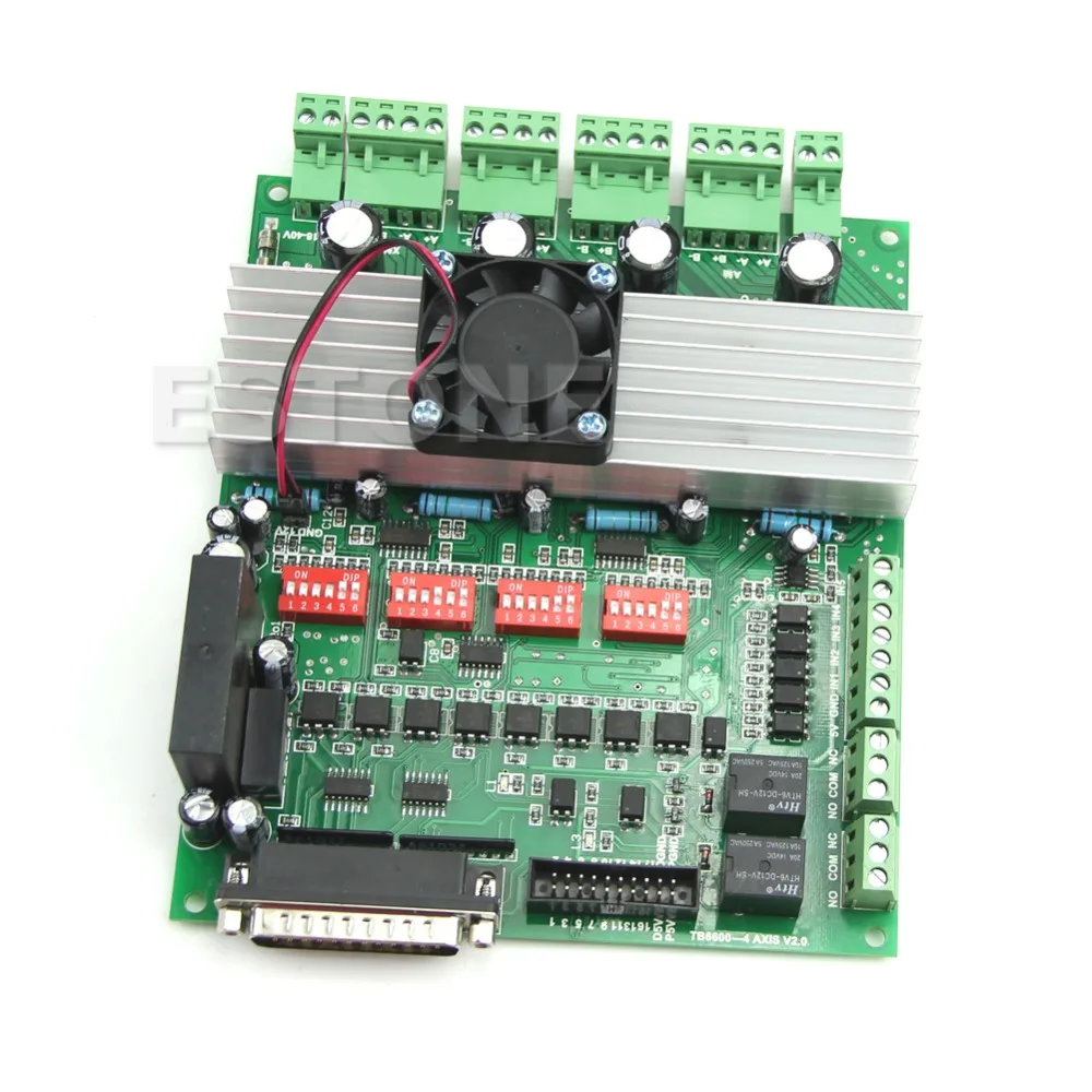 

4 Axis TB6600 CNC Controller Max Current 5A 36V Stepper Motor Driver Board
