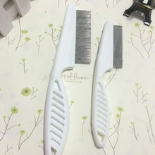 1000 шт. расческа от блох собак из нержавеющей стали собачья кошечка расческа гребень для ухода Чистый инструмент горячий по всему миру магазин S L Размер