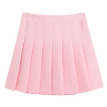 Модные Высокая Талия Лолита плиссированные юбки женские Harajuku трапециевидной формы для девочек, мини-платье в морском стиле Для женщин s юбка японская школьная Униформа юбки